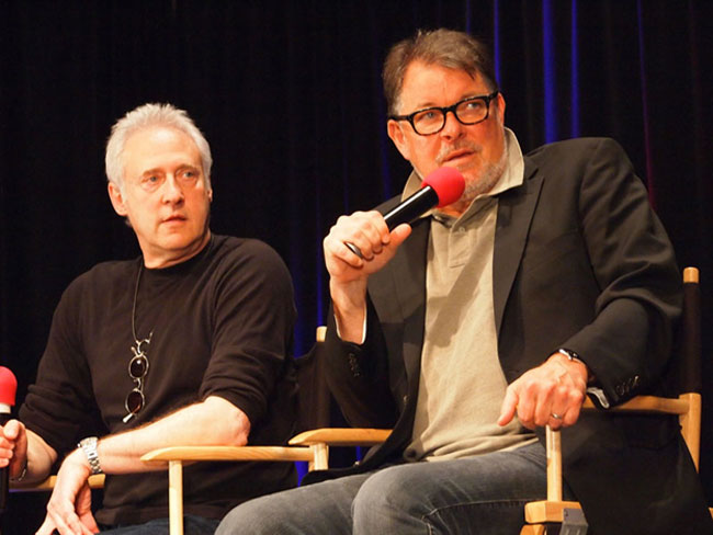 Brent Spiner and Jonathan Frakes
